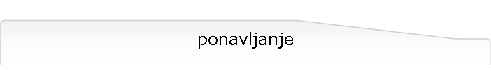 ponavljanje