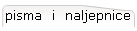 pisma  i  naljepnice